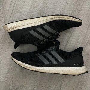 Sz 12.5- adidas UltraBoost Anniversary Black + 3M Fabric - Used NO INSOLES
